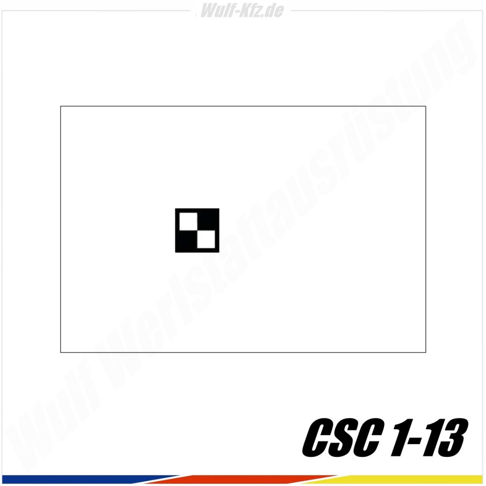 Hella Gutmann CSC-Tool Kalibriertafel Toyota & Lexus CSC 1-13